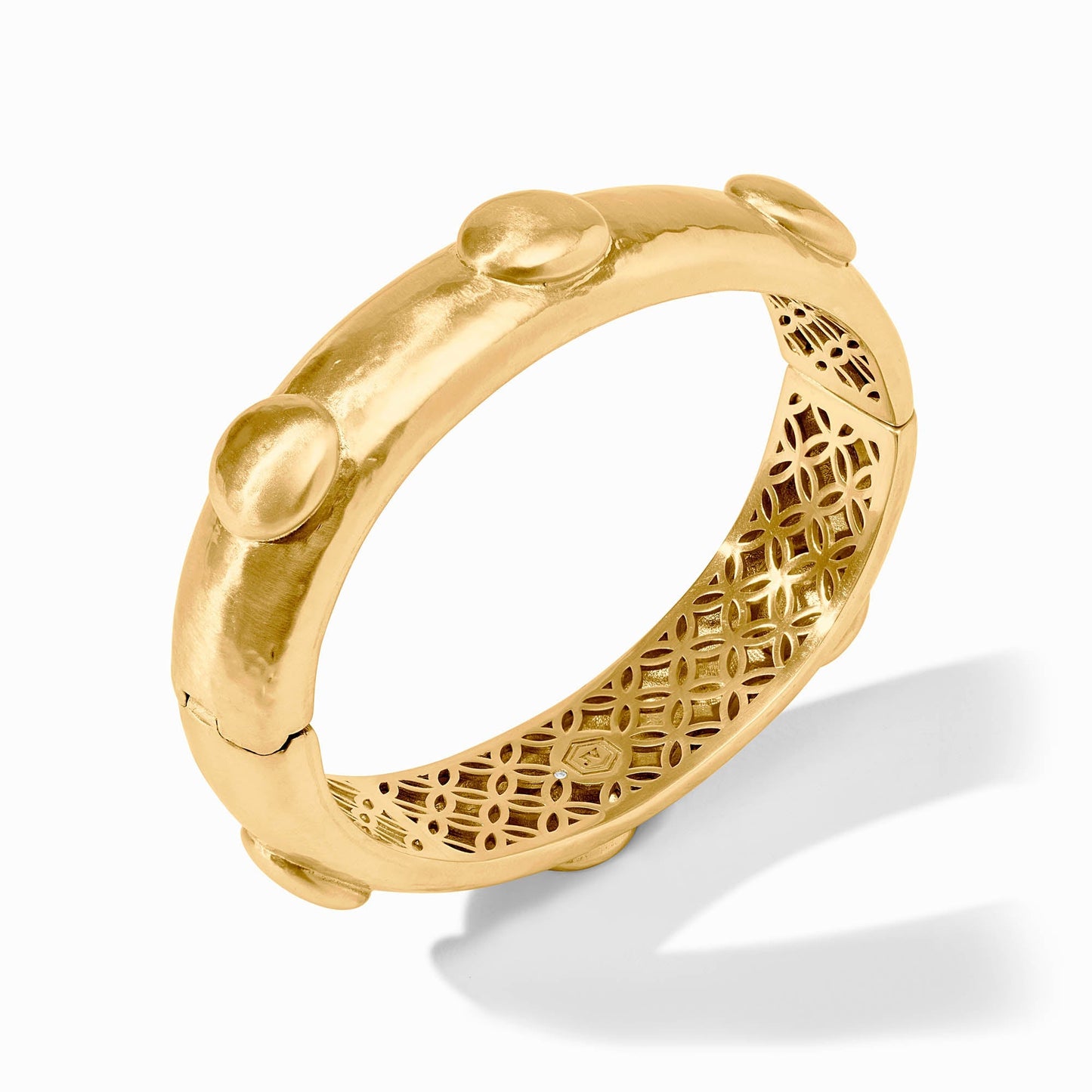 Solara Hinge Bracelete Gold Julie Vos