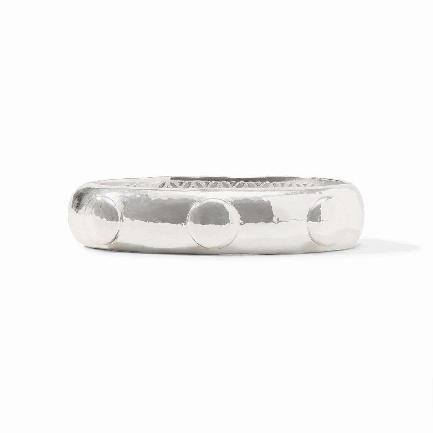 Solara Hinge Bangle Silver Julie Vos