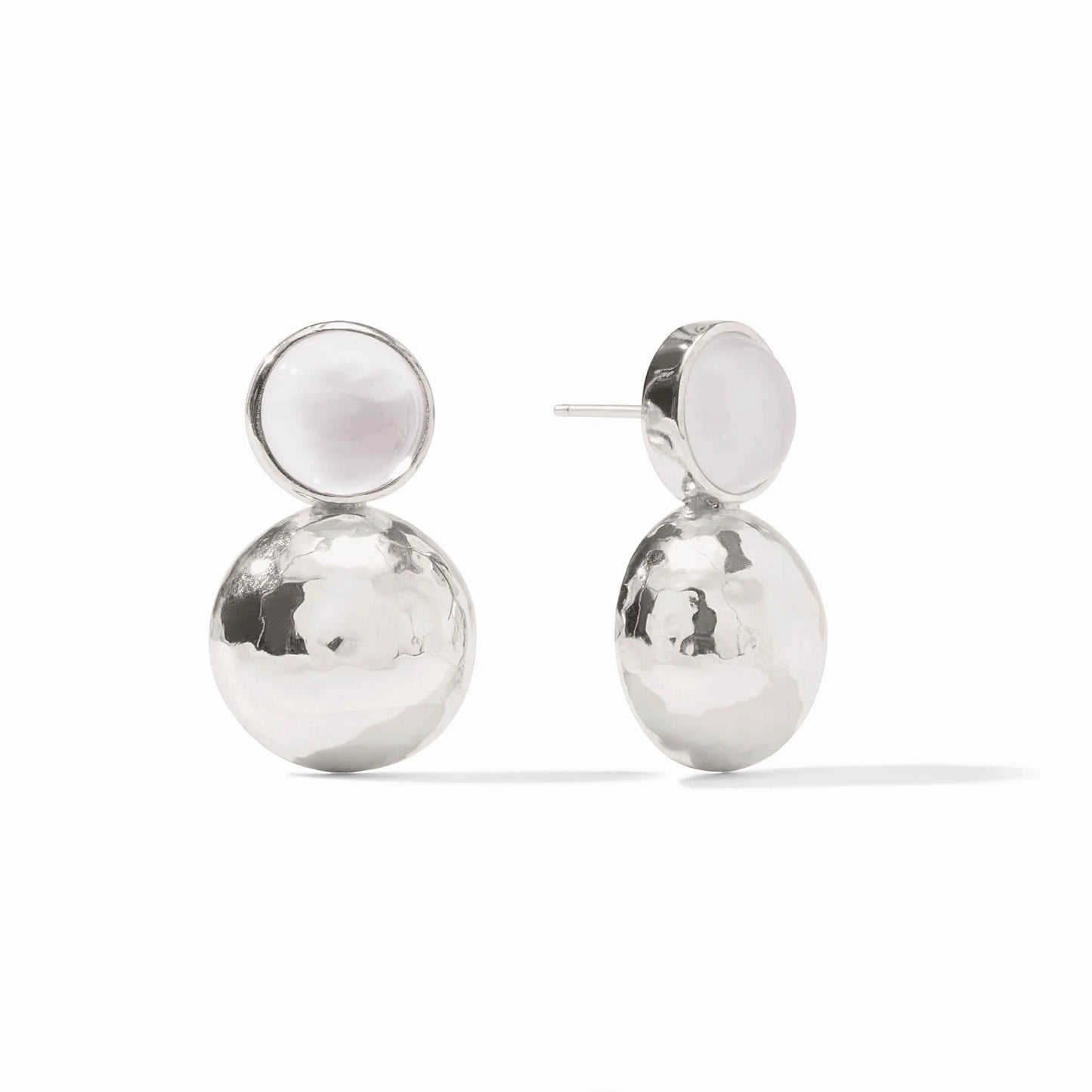 solara midi earring Iridescent Clear Crystal
