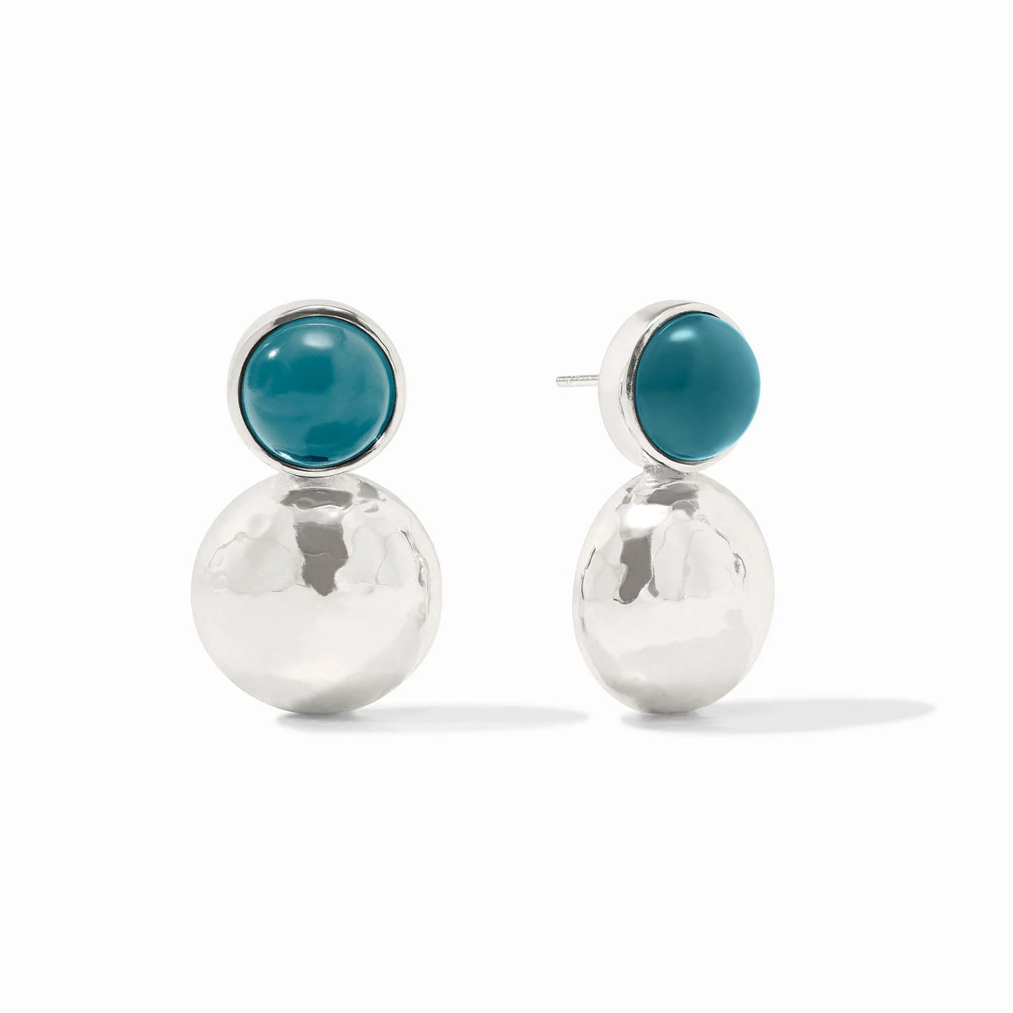 Iridescent Montana Blue Solara midi earring
