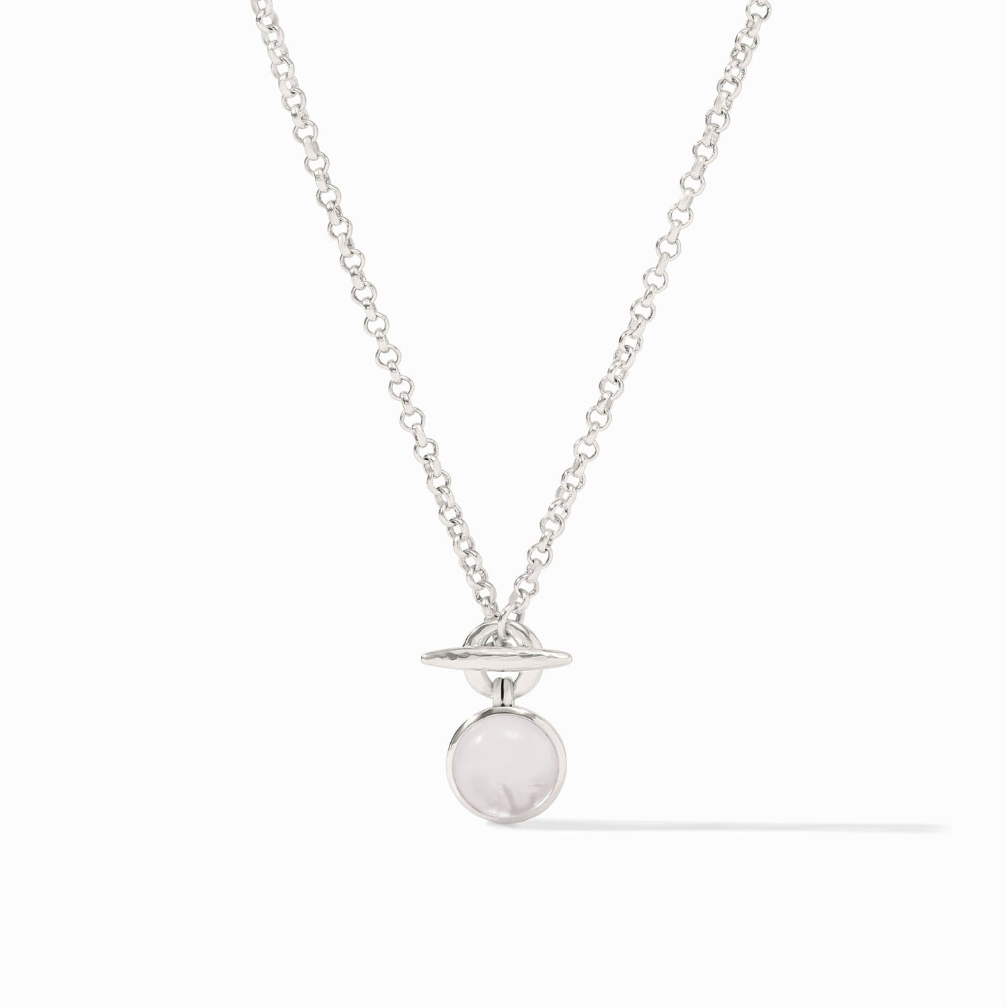 Solara Solitaire Necklace (Gold & Silver)
