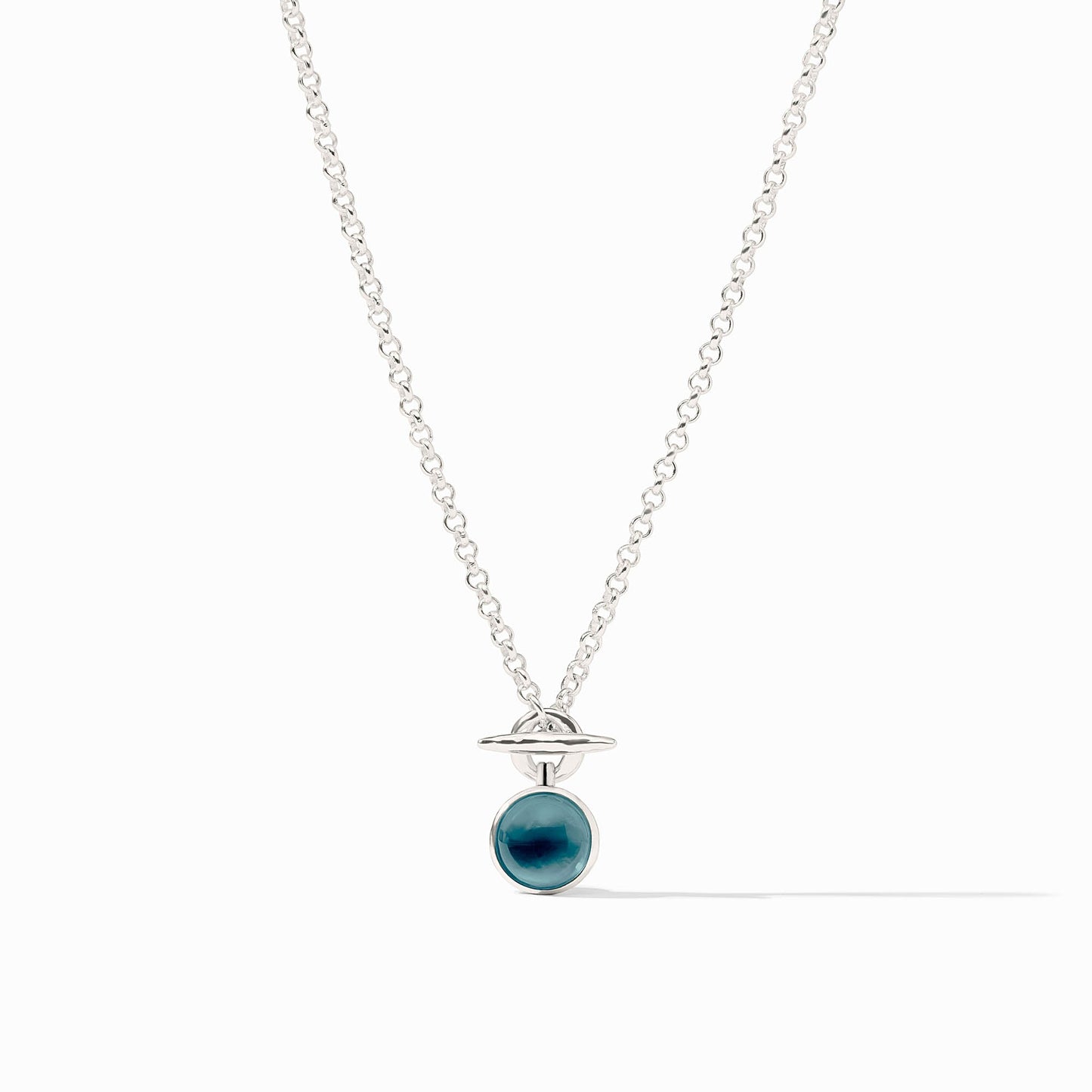 Solara Solitaire Necklace (Gold & Silver)