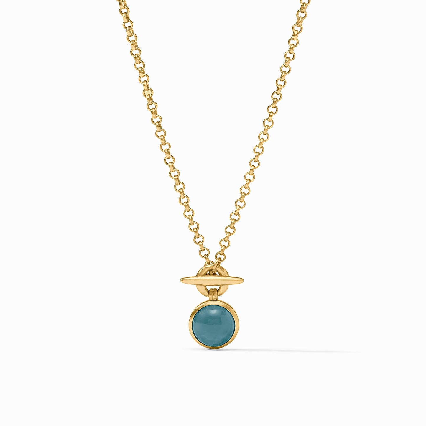 Solara Solitaire Necklace (Gold & Silver)