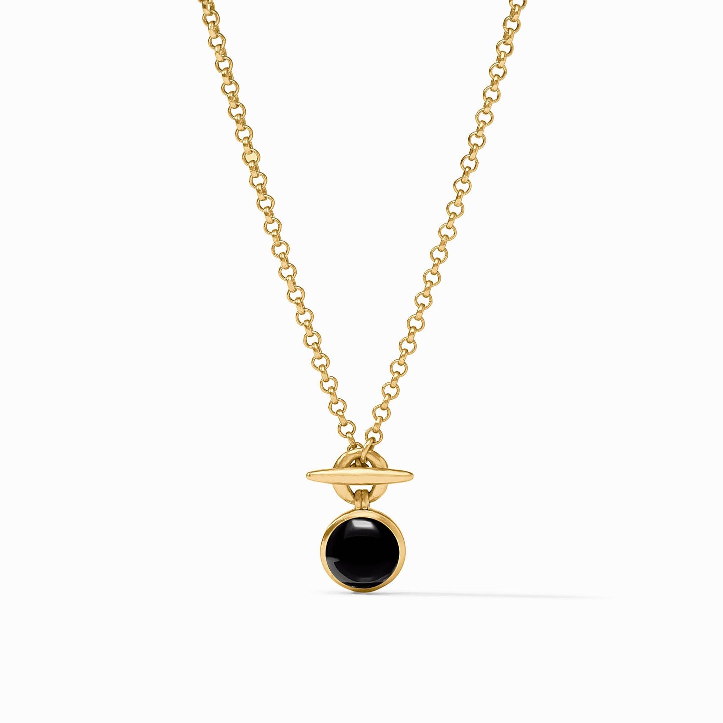 Solara Solitaire Necklace (Gold & Silver)