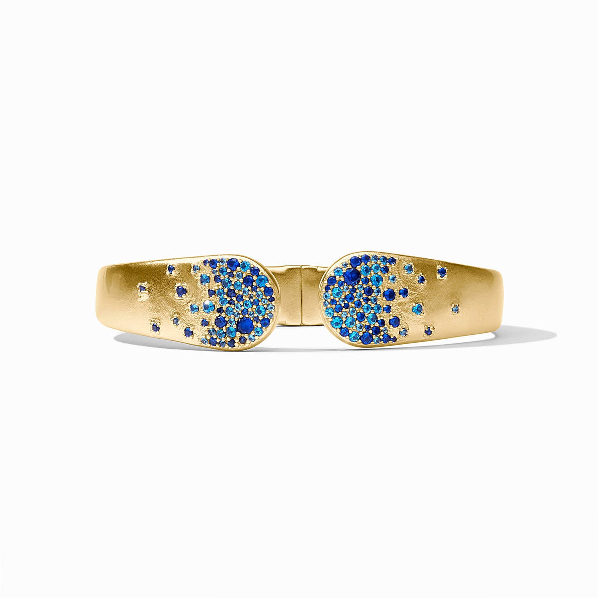 Julie Vos Stardust Cuff Sapphire Blue Gold OS