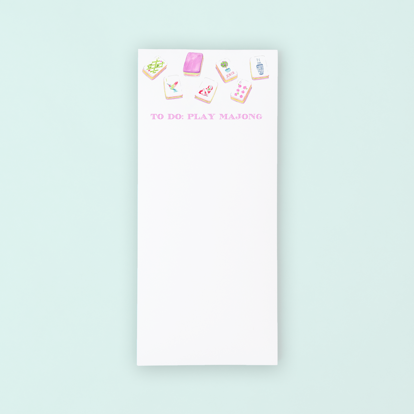 List Note Pad Play Mahjong