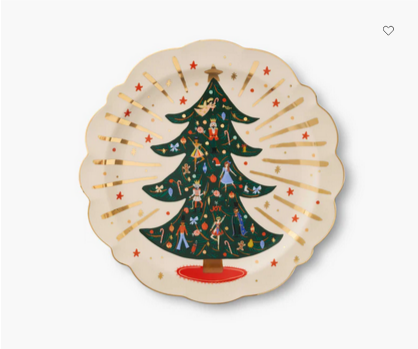 Serving Platter Porcelain Round