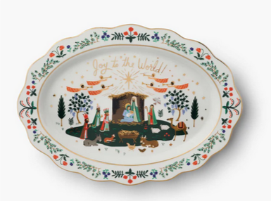 Serving Platter Porcelain Large