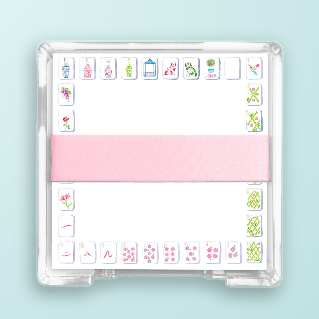 Desk Set Mahjong Tlies Square 4x4