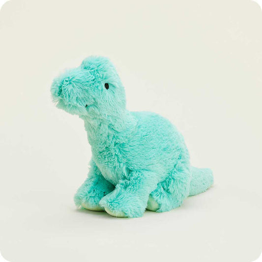 Plush Dinosaur Teal Long Neck Soother