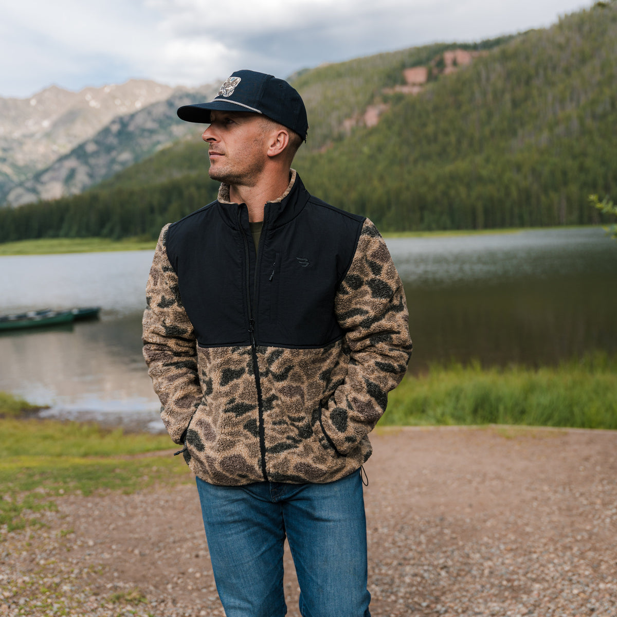 BURLEBO SHERPA FULL ZIP JACKET