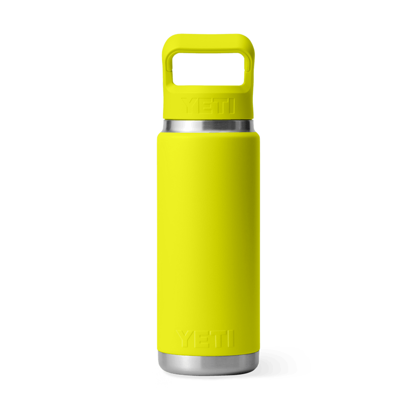 neon yellow yeti rambler