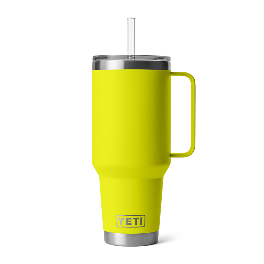 RAMBLER 42OZ MUG STRAW LID TUMBLER