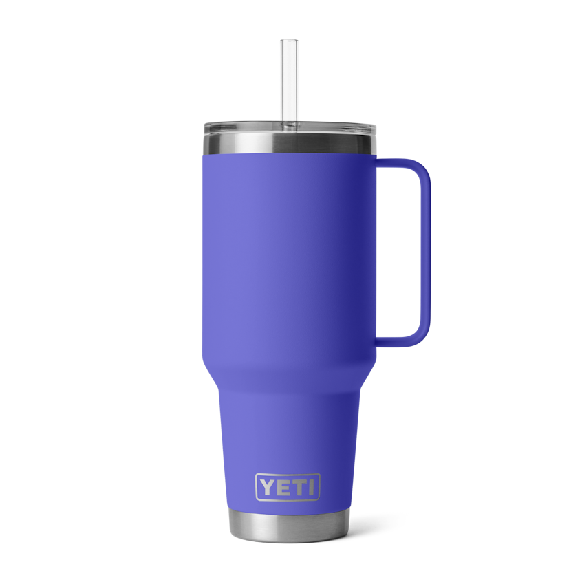 RAMBLER 42OZ MUG STRAW LID TUMBLER