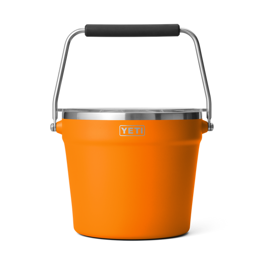 Yeti beverage bucket orange