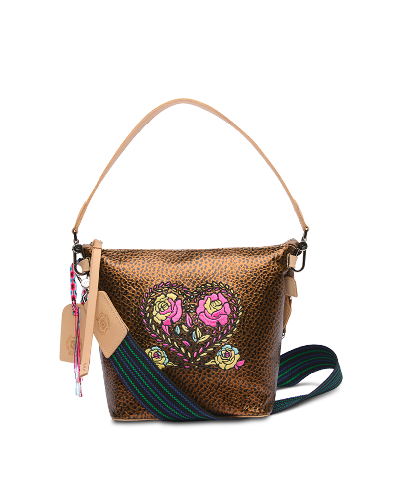 WEDGE CROSSBODY TOP ZIP