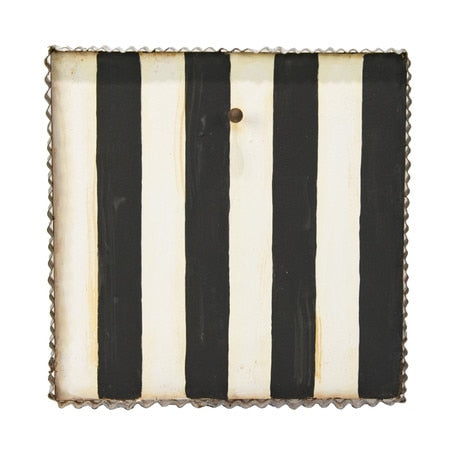 Display Board White Striped