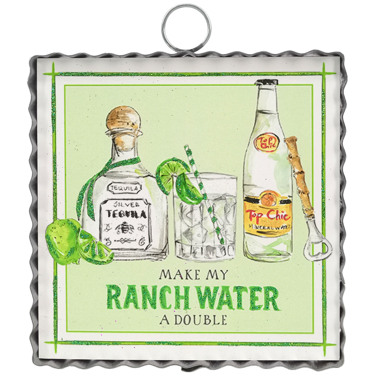 Round Top Print Mini Ranch Water Beck