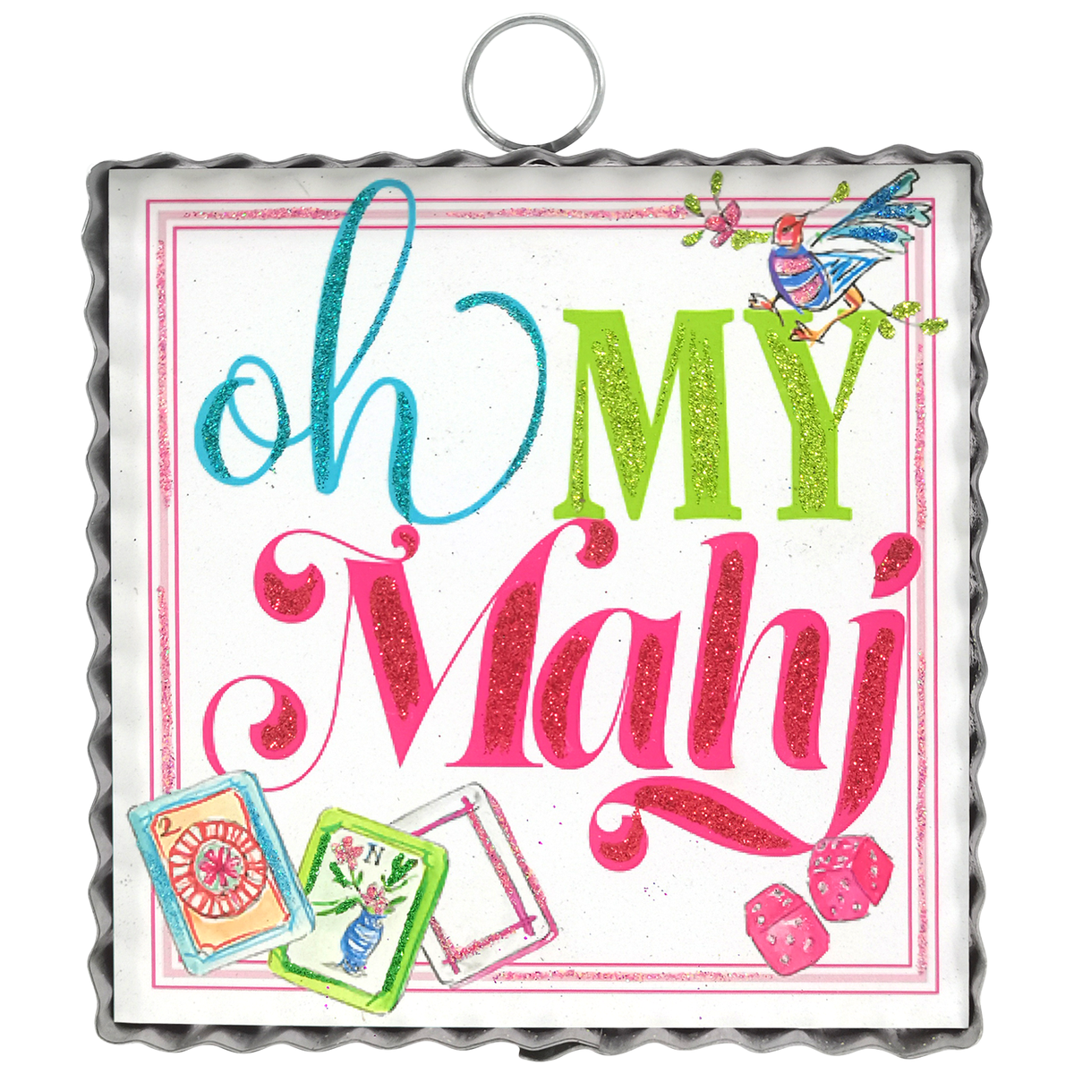 Round Top Print Mini Oh My Mahj Beck