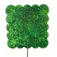 Round Top Staked Display Board Boxwood Scallop Outdoor