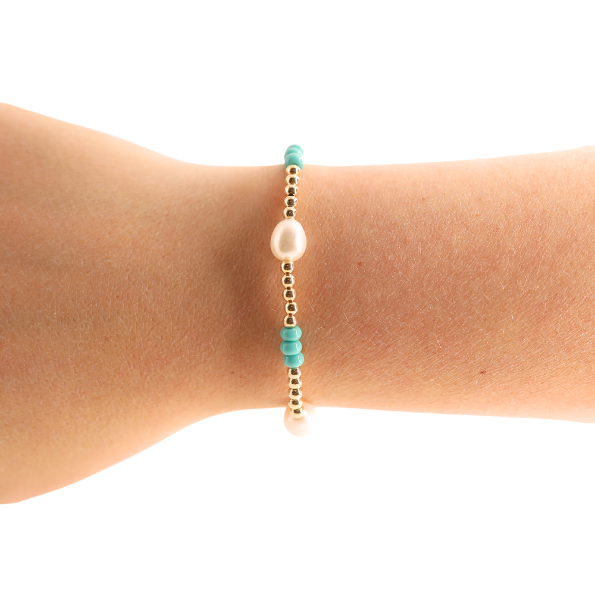 Poppi Turquoise Pearl Bracelet