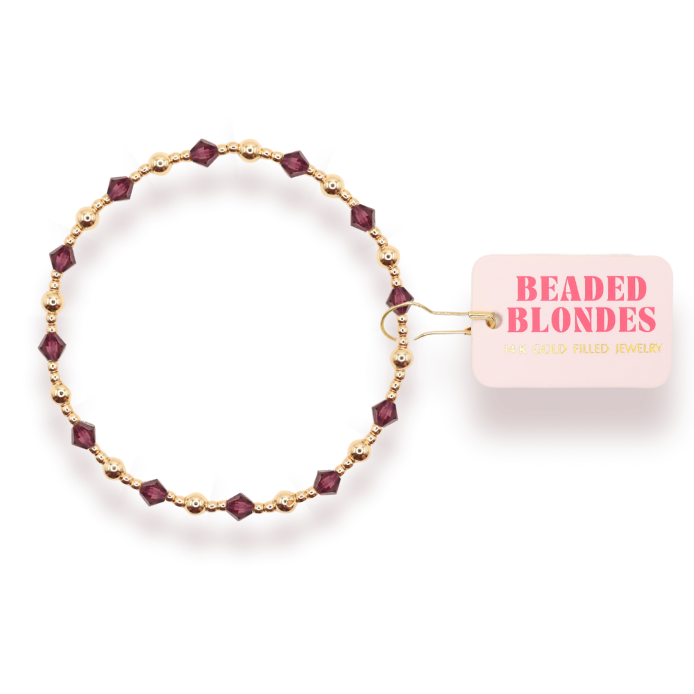 June Plum Purple Bracelet
