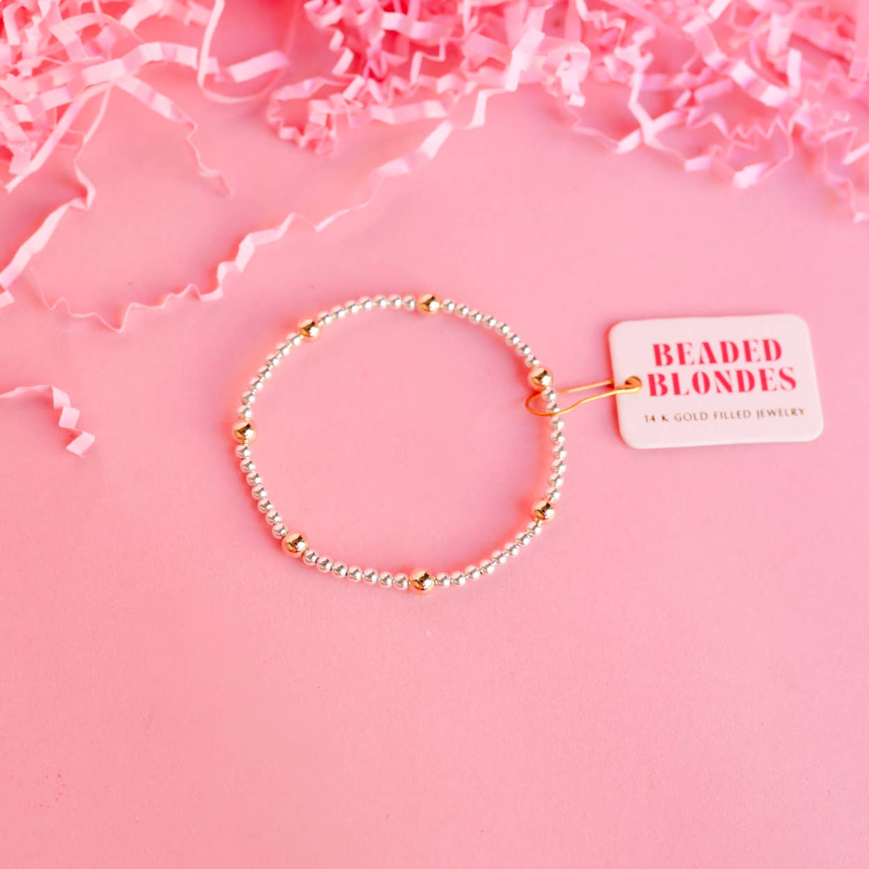 Olive Bracelet Silver with Gold