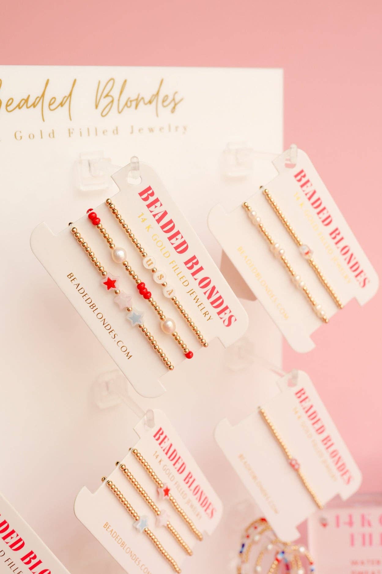 Red White & Blues Sprinkle Bracelet