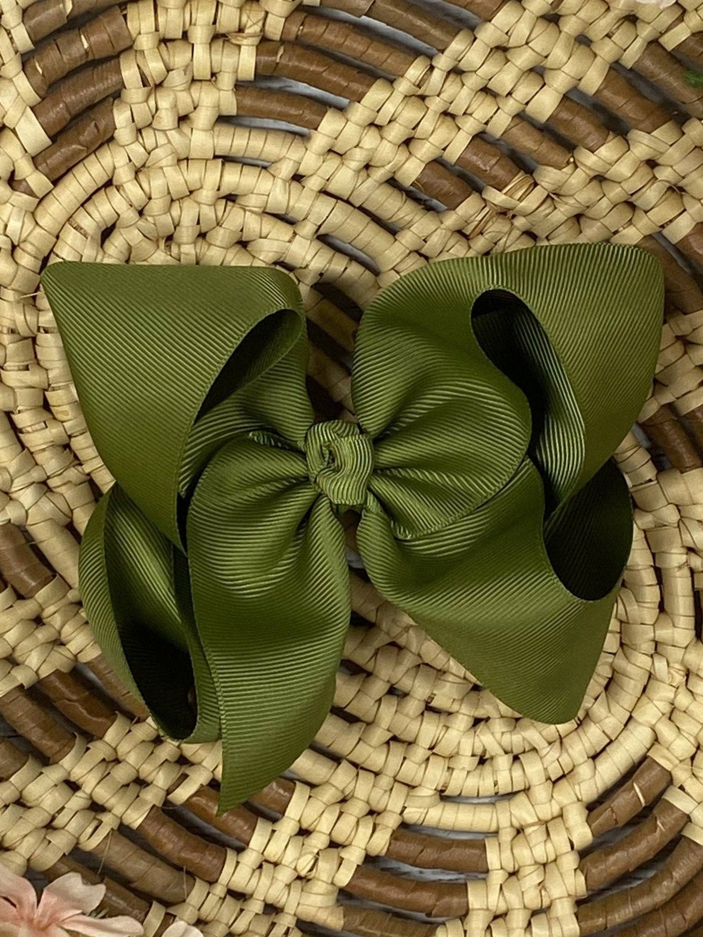 Hair Bow Classic Grosgrain Alligator Clip 4.5"