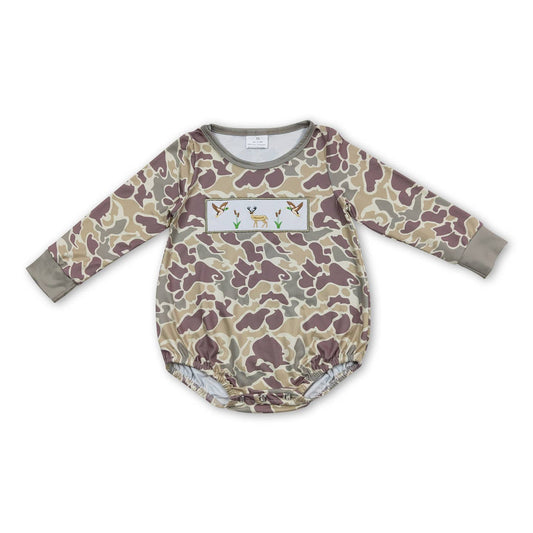 Baby LS Romper Duck Deer