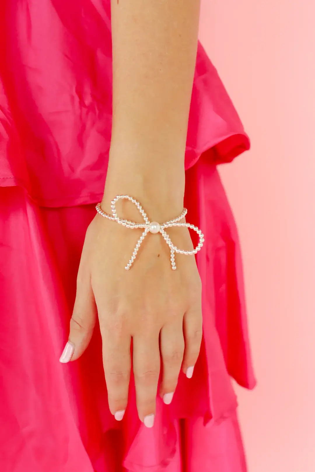 Bow Silver Bracelet
