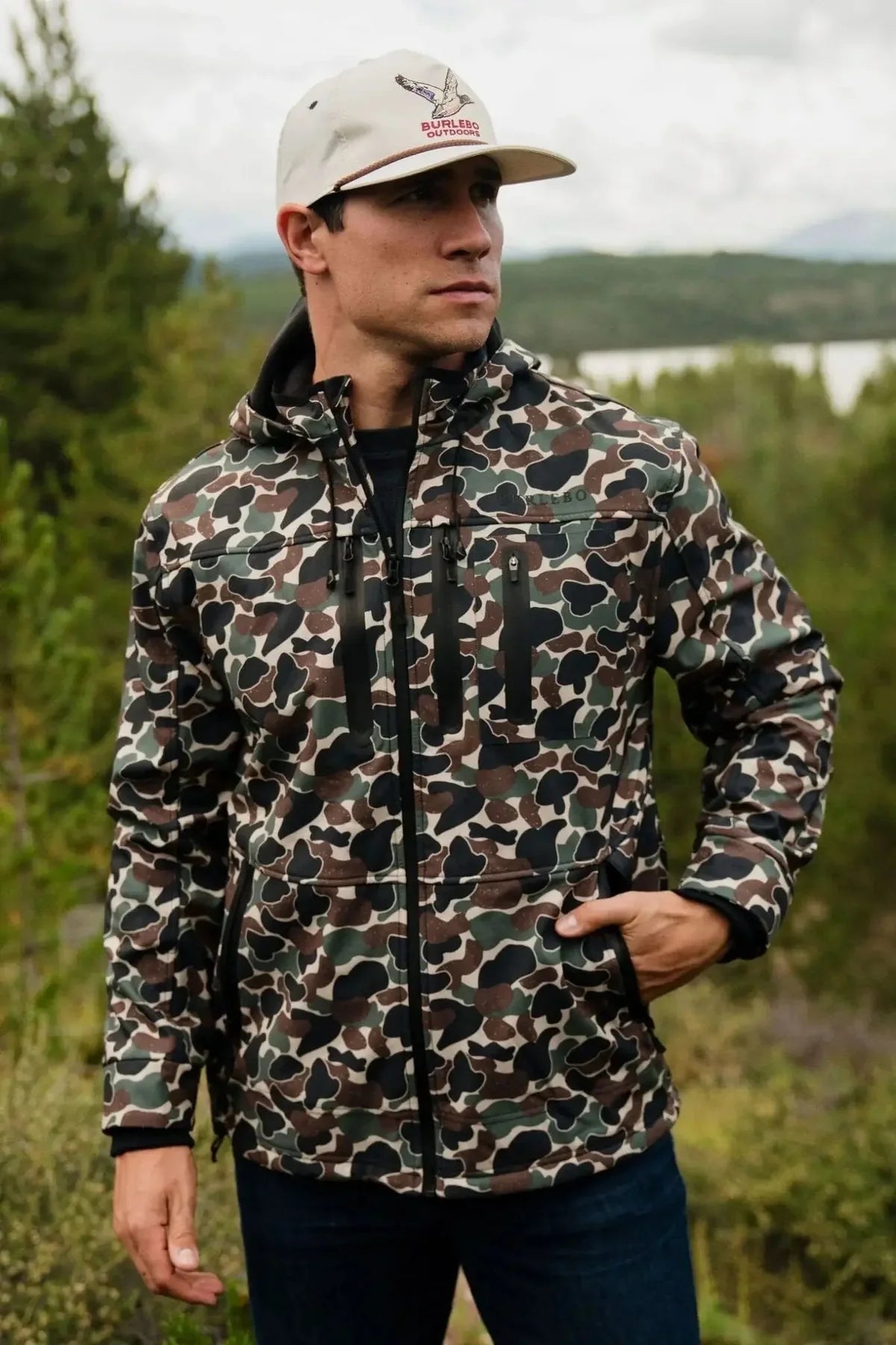 BURLEBO JACKET CHALLENGER THROWBACK CAMO