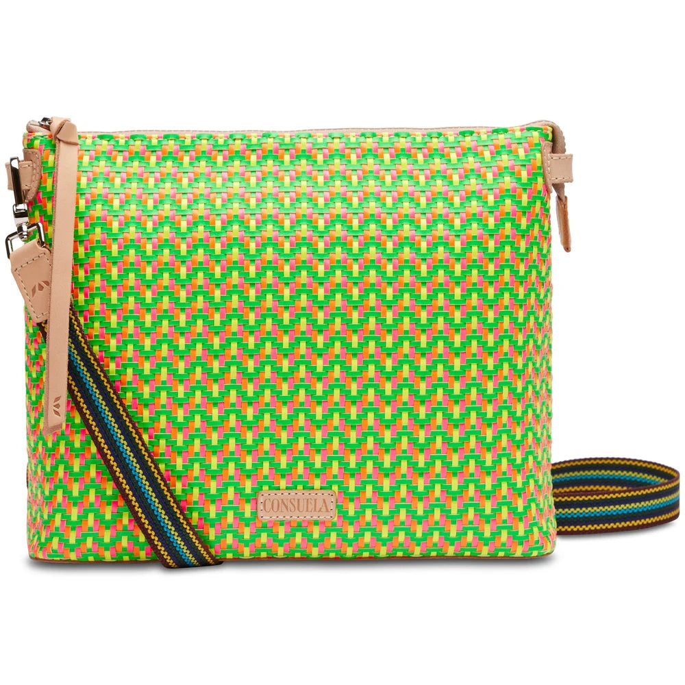 Sunny Crossbody by Consuela, Neon Crossbody Bag, Hot pink, Neon Green, Yellow Crossbody