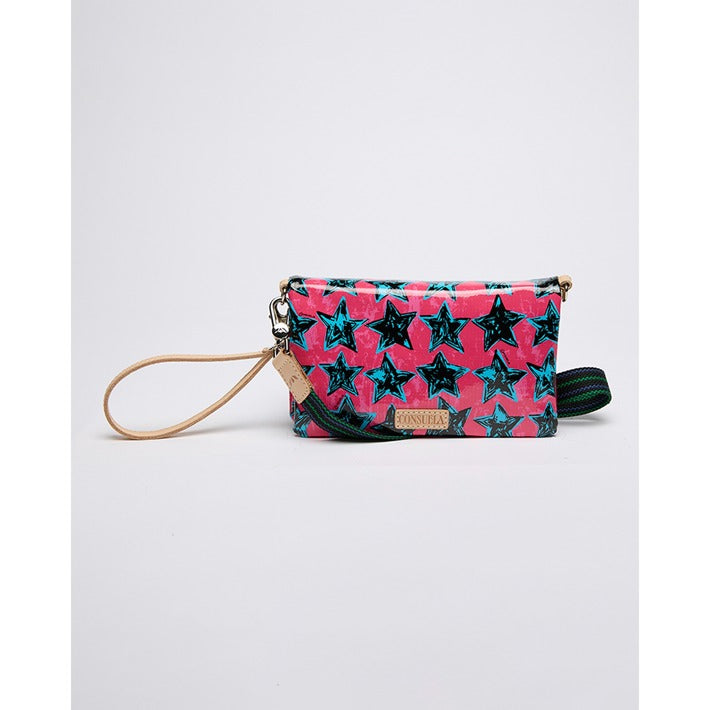 pink crossbody with stars