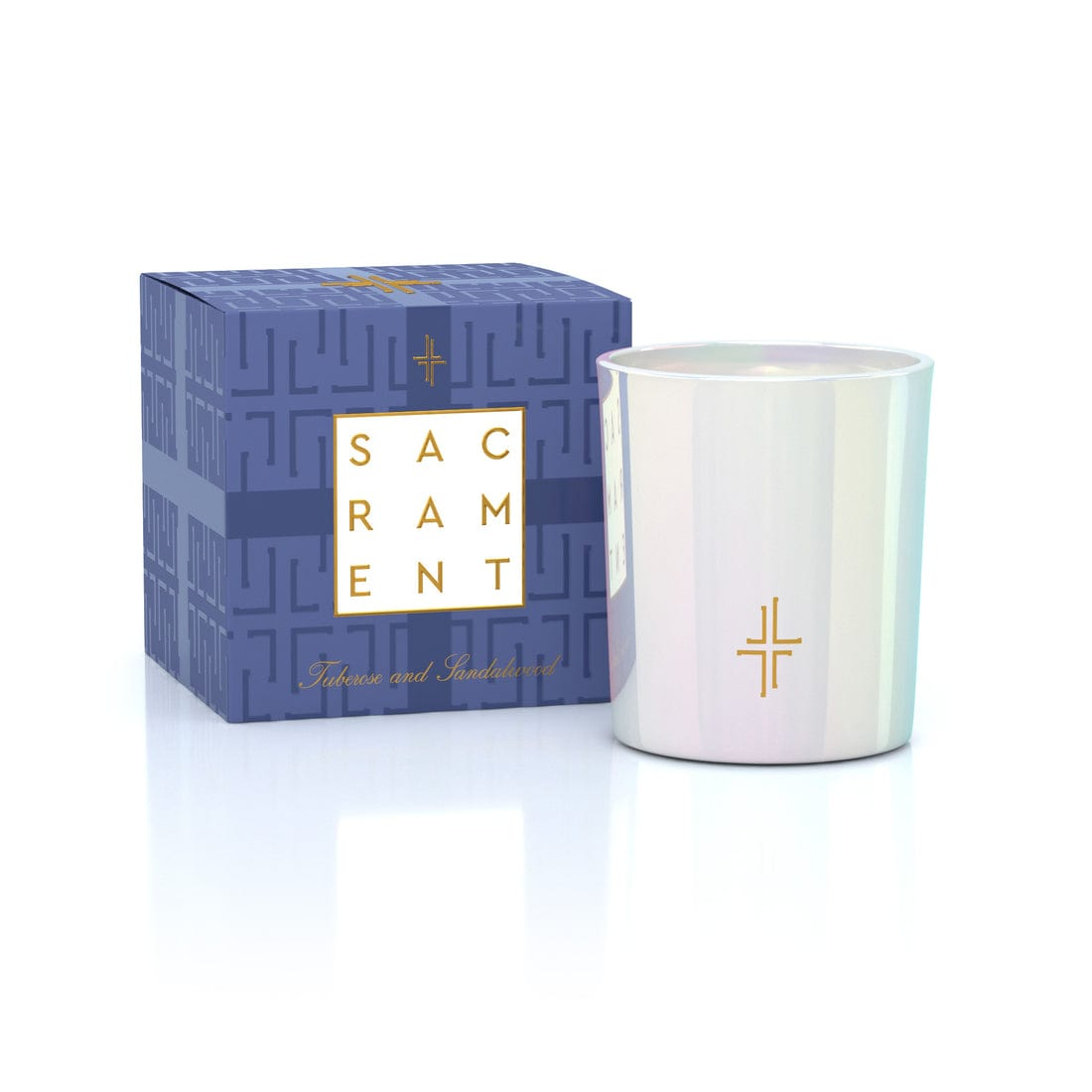SAINT CANDLE SACRAMENT TUBEROSE AND SANDALWOOD