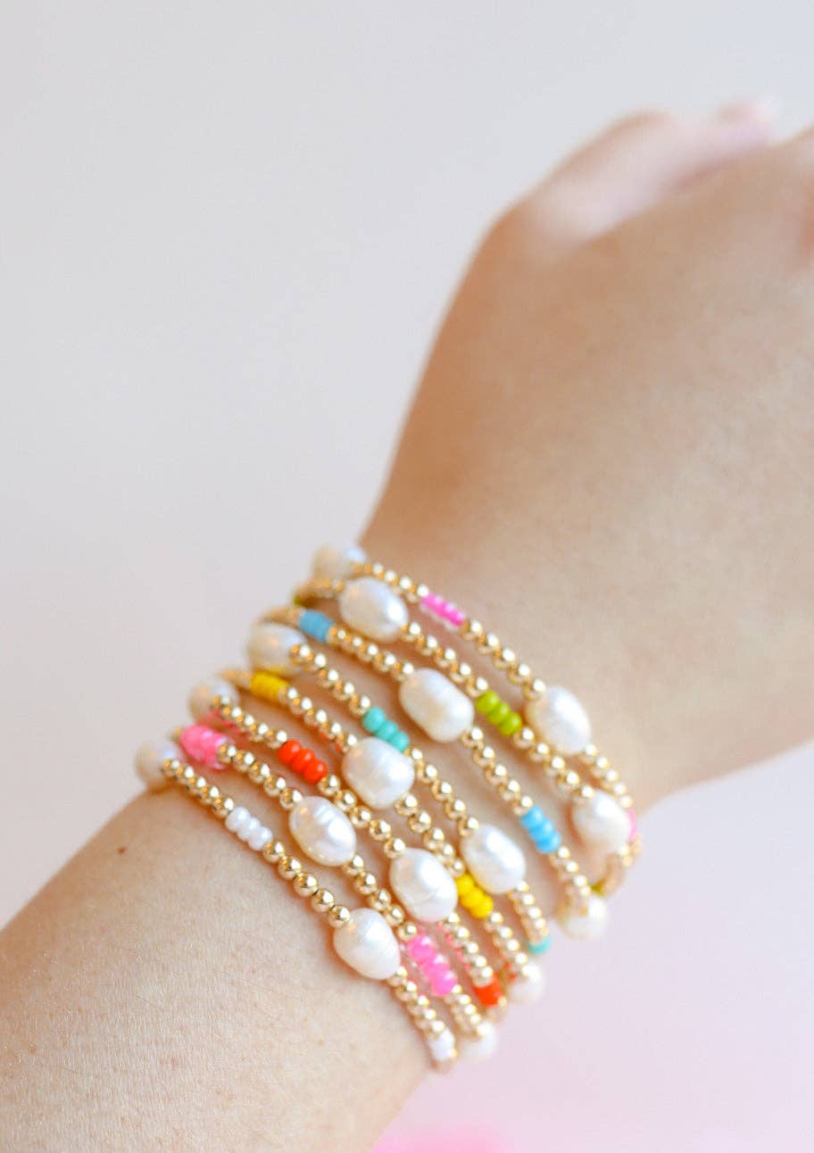 Poppi Turquoise Pearl Bracelet