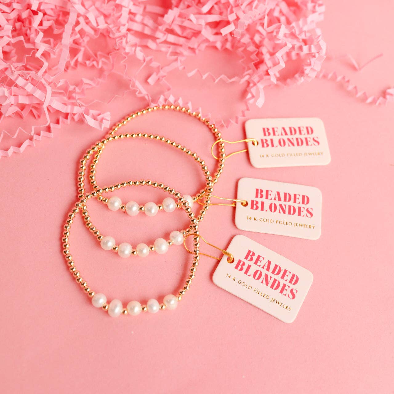 Tatum Pearl Bracelet in Gold
