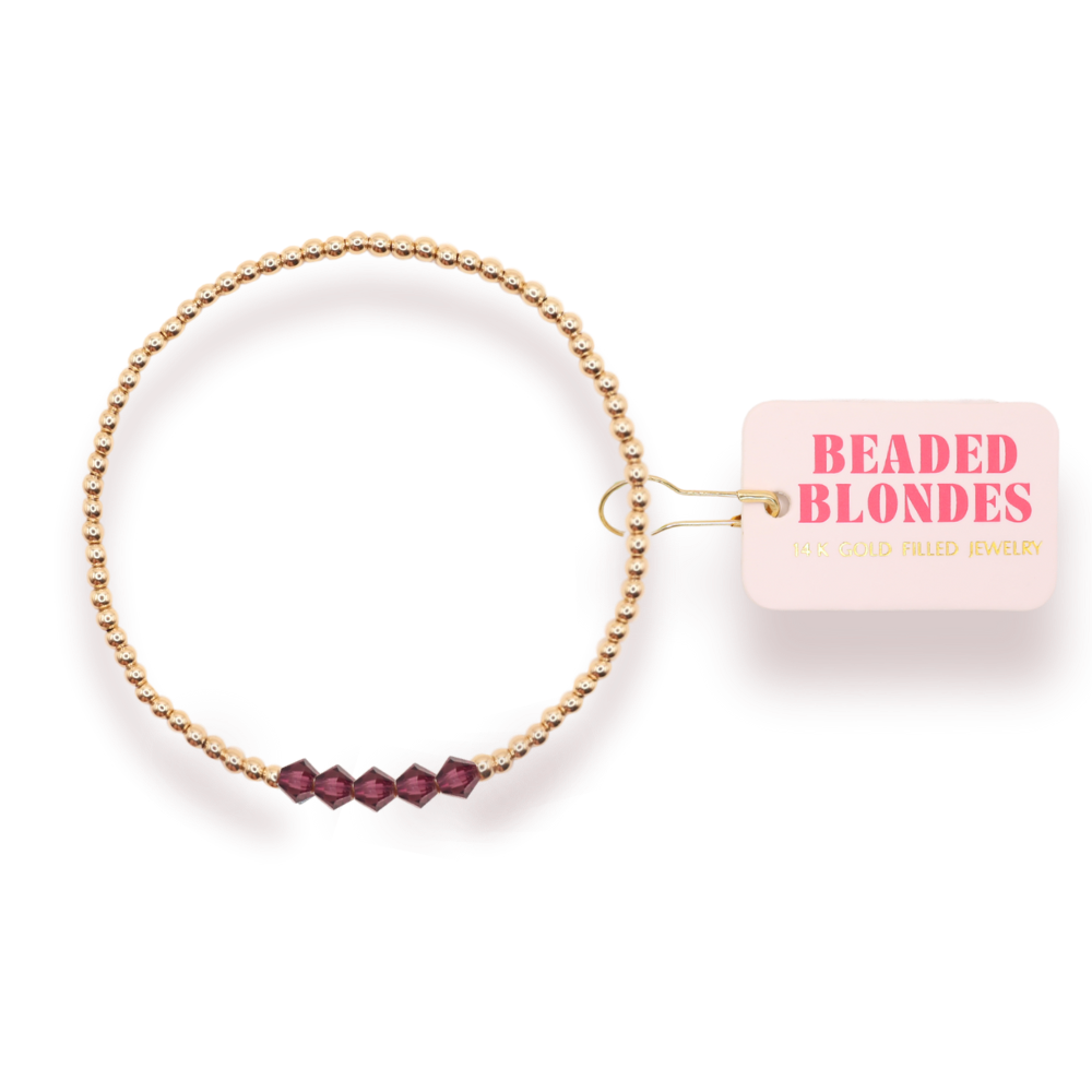 Kim Plum Purple Bracelet