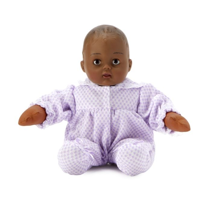 DOLL HUGGUMS LAVENDER CHECKED DARK SKIN