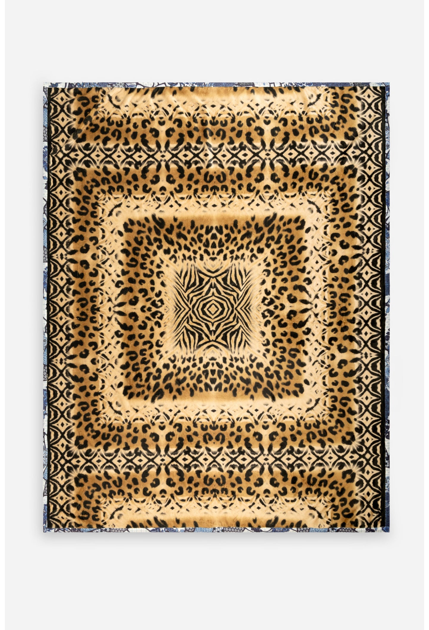 TRAVEL BLANKET REVERSIBLE W/ BAG 66X53 (Multiple Patterns)