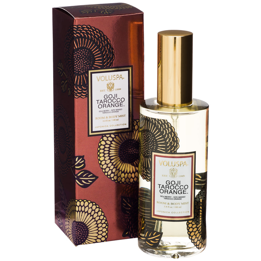 SPRAY GOJI TAROCCO ORANGE ROOM & BODY 3.4OZ BOTTLE
