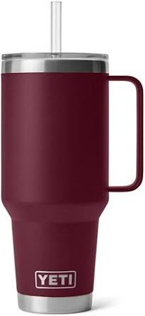 RAMBLER 42OZ MUG STRAW LID TUMBLER
