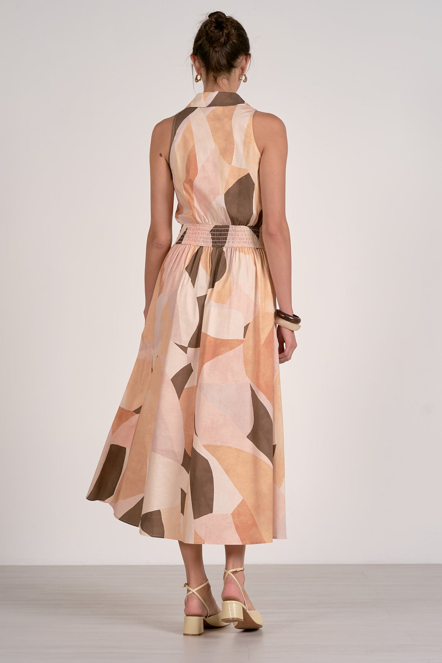 Elan Dress Collared Maxi