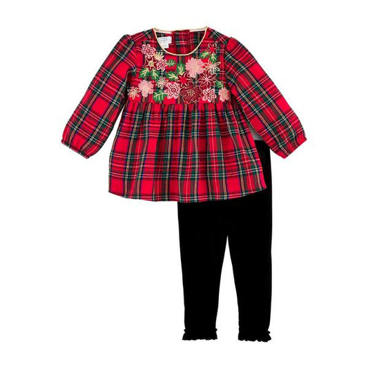 Tunic and Legging Set Tartan Toddler