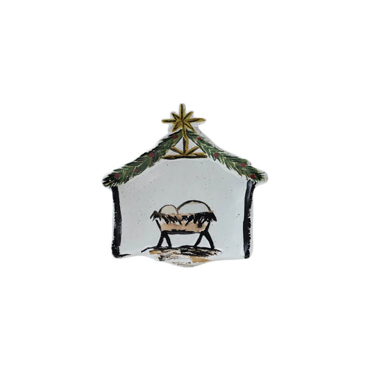 Dish Baby Jesus in a Manger