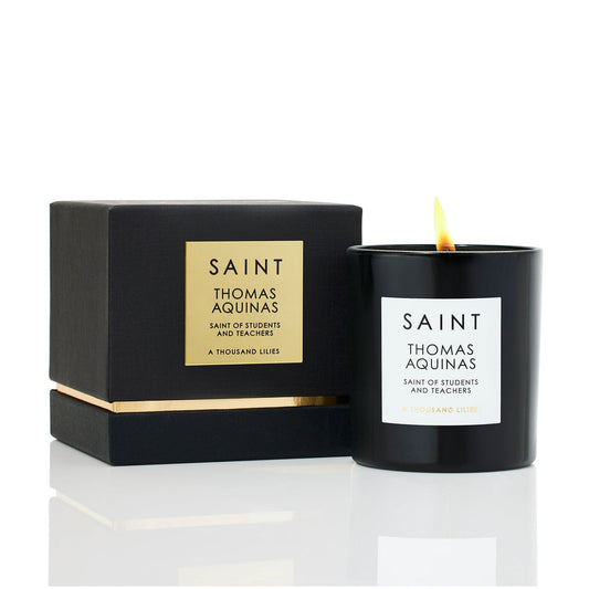 SAINT CANDLE SAINT THOMAS AQUINA Saint of Students & Teachers