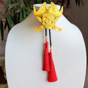 Bolo Pirate Gold with Black & Red