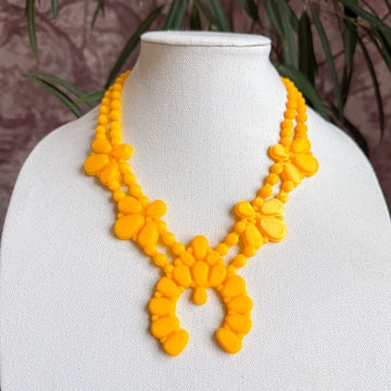 Bolo Night Bloom Necklace in Sunflower Yellow
