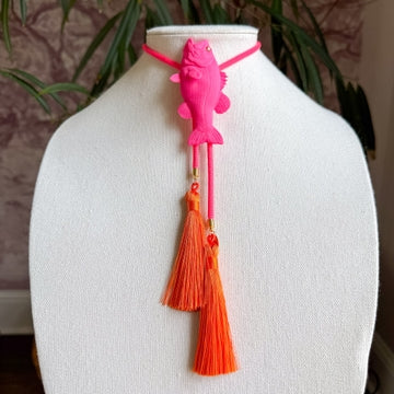 Bolo Fish Flamingo Pink with Neon Pink & Orange