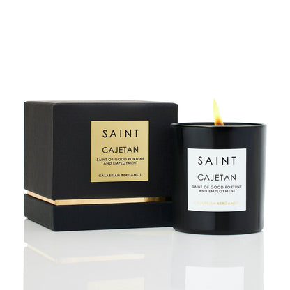 SAINT CANDLE SAINT CAJETAN Saint of Good Fortune & Employment